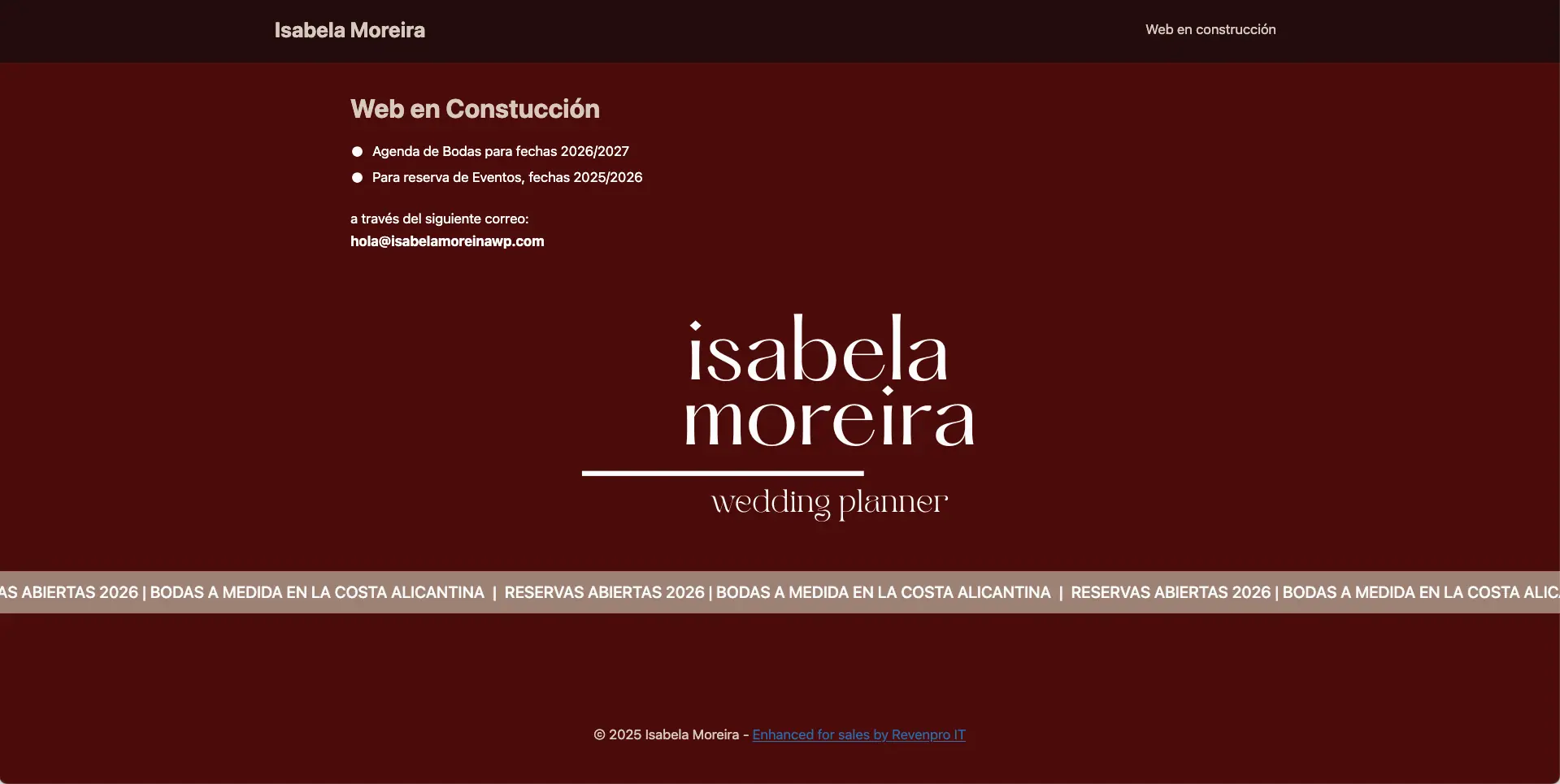 Isabela Moreira Wedding Planner